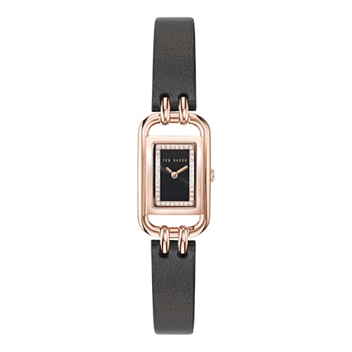 Montre femme Ted Baker Tessye cuir noir finitions haut de gamme BKPTTS4039I