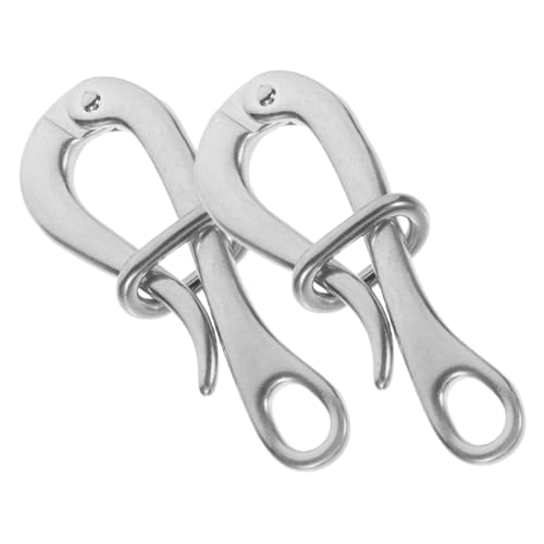 VANZACK Sturdy Stainless Steel Hook Quick Release Outdoor Sailing Hook for Lifeboat