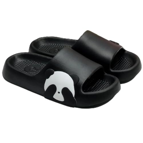 Panda Cartoon Slippers - Cute Panda Slides for Women & Men, Indoor/Outdoor Multipurpose Slippers, Open Toe, Couches, Summer & Bathroom Shower Use