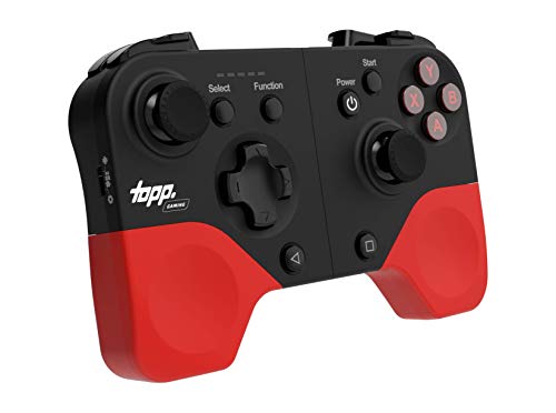 Manette smartphone Medusa rouge et noir pour iOS Android Windows - 5