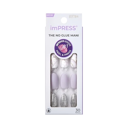 KISS imPRESS Press-On Nägel Climb Up Selbstklebende Kunstnägel mit Gel-Effekt Fake Nails ohne Kleber Wiederverwendbare künstliche Nägel Sofort Maniküre