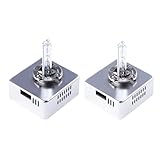 D5S Xenon Brenner 35W 6000K Weißlicht HID Scheinwerferbirnen D5S Scheinwerferlampe Metallstents Base Auto Scheinwerfer Birne Autolampe, 2 Stücke