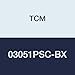 TCM 03051PSC-BX FKM/Carbon Steel SC Type Oil Seal, 0.310" x 0.563" x 0.125"