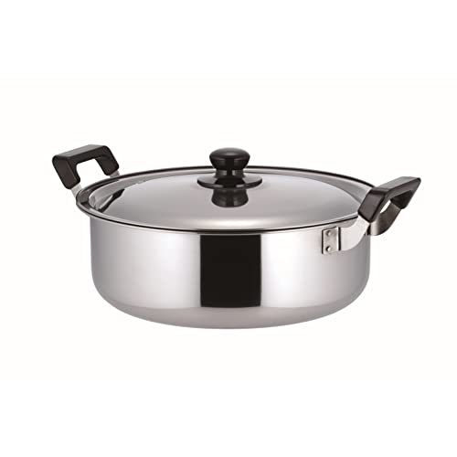 心あったか亭 ステンレス製 大型鍋 30cm IH対応 MJ-2203