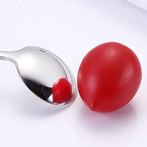 Tablespoons Rainbow Color Coffee Tea Stir Spoon Long Handle Ice Cream Dessert Spoons Stainless Steel Tableware Dinner Spoon (Color : A)