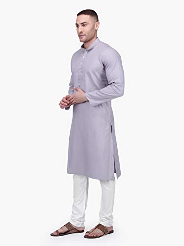 Image of Rajubhai Hargovindas Men's Premium Cotton Solid Kurta