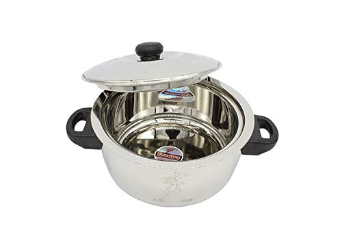 Image of Stainless Steel Casserole /Hot Pot /Serving Pot (1000 ml)
