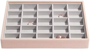 Stackers Dusky Blue Classic Medium Jewellery BoxTrinkets Layer