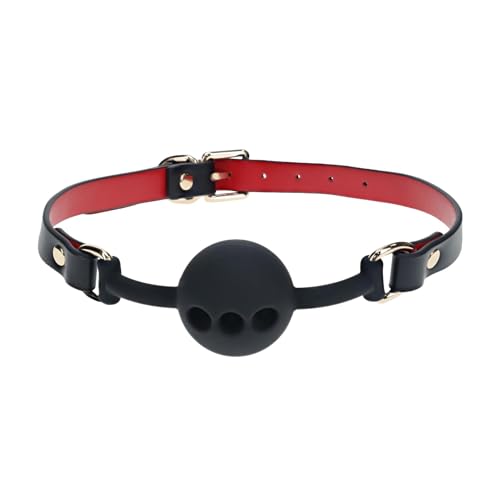 Ouch! by SHOTS Milan Collection Bâillon en silicone Noir/rouge