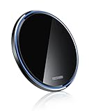 【Salida máxima 15W】Con velocidad de carga máxima de hasta 15W, carga eficiente de 11W para Google Pixel 4, carga de alta velocidad de 10W para Samsung Galaxy y un modo de carga de 7.5W para cargar iPhone hasta un 10% más rápido que otras marcas (7.5W Max para la serie iPhone). NOTA: si quieres iniciar una velocidad de carga rápida, necesitas utilizar un cargador de pared QC3.0 y un cable de carga rápida. Modelo: KL-CD17