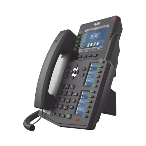 Fanvil X6U teléfono IP con triple pantalla color 6 líneas miniatura 4