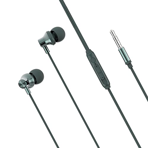 Hi-Fi Sound Wired Earphones Compatible with Samsung Galaxy Tab A9/A9 Plus/A8/A7 10.4 (2020)/A7 Lite Tablets - Headphones Handsfree Mic Headset Metal Earbuds in-ear Earpieces