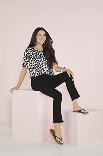 Mud Pie Opal Women's High Rise Straight Leg Jeans3