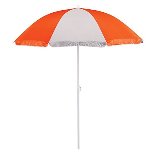 Guarda Sol 1,80M Com Cabo Aço Pintado 371G Mor-Laranja