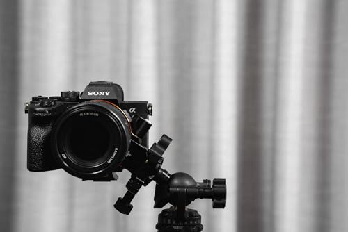 Image of Silence Corner - Atoll S+, Black /Lava - Rotating Collar for Sony Mirrorless Cameras, Fast Orientation Change Vertical /Horizontal, Easily Change Lenses, Universal Tripod Mounting, Faster than L-Bracket