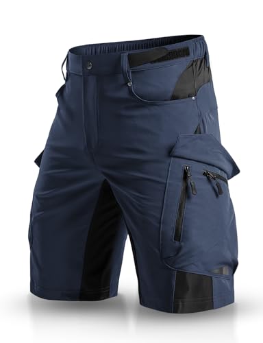 XKTTAC Men's Outdoor Quick Dry Lightweight Stretchy Shorts for Hiking, Tactical, Camping, Travel with 6 Pockets