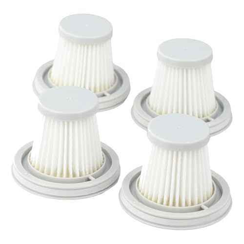 Vibsky 4 filtros para Fanttik serie V8 para Fanttik Slim V8 Apex/Slim V8 Mate/V8 Apex/V8 Mate accesorios inalámbricos para aspiradora de coche