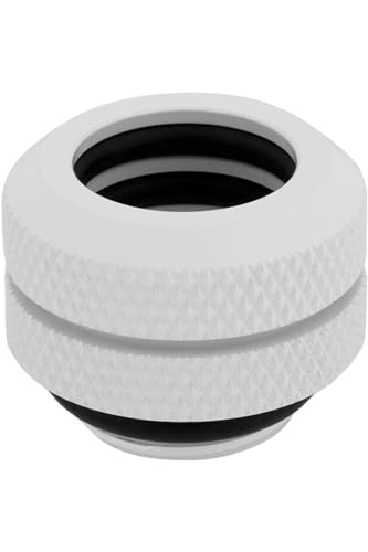 Corsair Hydro X Series XF Hardline 12mm OD Fittings, Four Pack (G1/4 Inch BSPP Port Threads, Solid Brass Durability