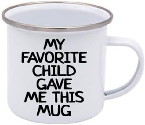 My Favorite Child Gave Me This Hilarious Funny Gift Coffee Mug | Birthday Valentines Day Christmas Gifts Mugs For Dad Mom | Daughter Men Cup Fathers Mothers Kids Ideas Son Cups Sisters