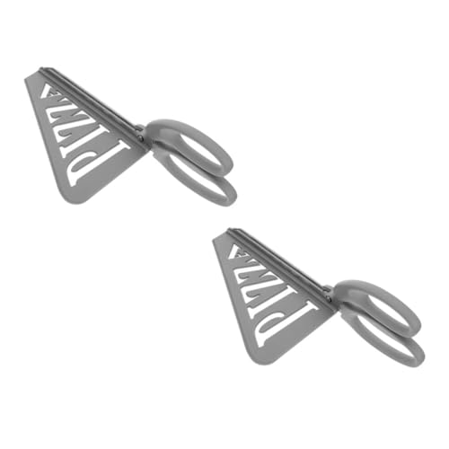 Garneck 2pcs Stainless Steel Pizza Cutter Kitchen Scissors Heavy Duty Shears Random