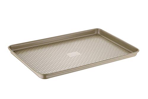 صينية فرن بيكرايت برو من برينجر مستطيلة، كبيرة الحجم بمقاس 39.7 سم من الستيل الكربوني، BG37062GD