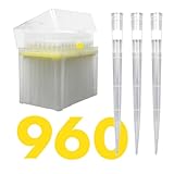 Kashi Scientific 1000 uL Universal Filtering Racked Laboratory Pipette Tips, Sterile Dnase/Rnase Free, Pyrogen...