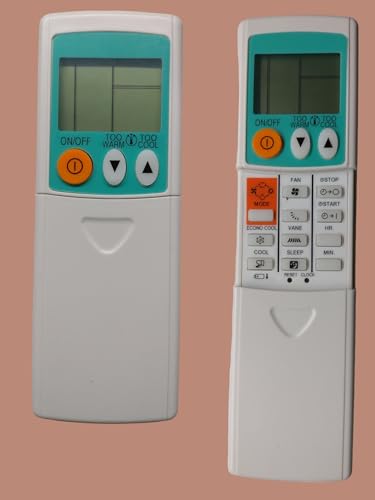 Image of Sanavya AC Remote Control - Compatible Replacement for Split & Window Air Conditioners - Replicates Genuine Remote Functions (Mitsubishi AC Remote 56C)