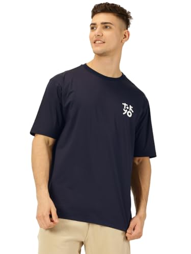 Image of Thomas Scott Men's | Graphic | Half Sleeve | Oversized Fit | Cotton Blend | Crew Collar | Casual Tshirt