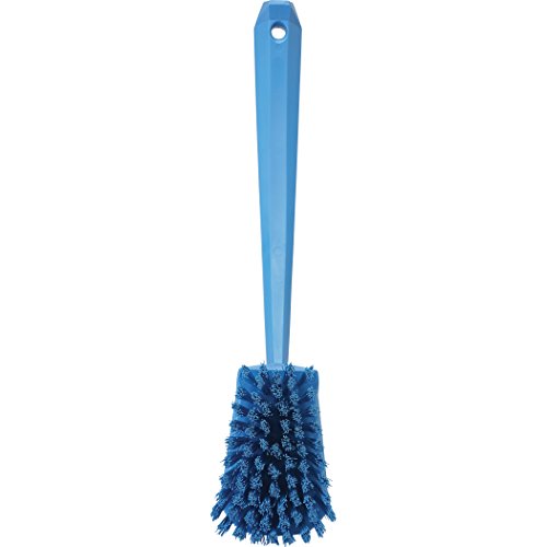 Vikan-41863 Long Handle Brush, 16"L, Stiff - Blue #TOP2