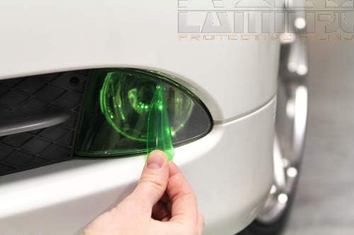 Miniatura 3 de Lamin-x Cubiertas de luz antiniebla verdes de ajuste personalizado para Chevy Camaro SS (16-18)