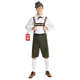 Morph Deguisement Bavarois Homme, Costume Oktoberfest Halloween Homme, L