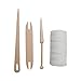Limtula Cotone Tile Tapes Filo Warps Warps with 3 Tool Set for Weaving Carpet Tapestry Tappeto Tishe immagine