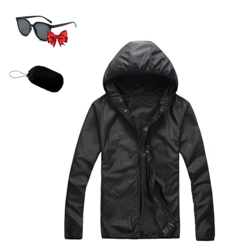 Unassumins Ultra-Light Sunproof Waterproof Windbreaker, Packable Light Weight Rain Jackets, Outdoor Windbreaker