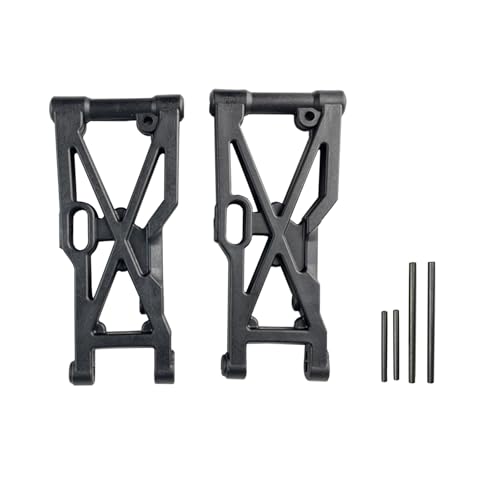 Fullfun RC 10112&10230 RC Car Accessories Front Lower Suspension Arms with Hinge Pins(Long & Short) 2sets, Spare Parts RC Vehicle Suspension A-Arms for RH-818&RH-1066(Pair