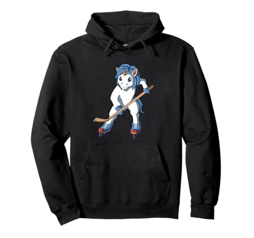 Lustiges Hockey-Einhorn Pullover Hoodie