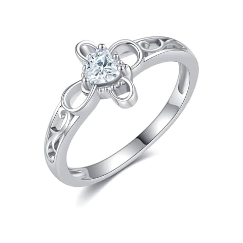 VENACOLY Sterling Silver Cross Faith Ring Cover