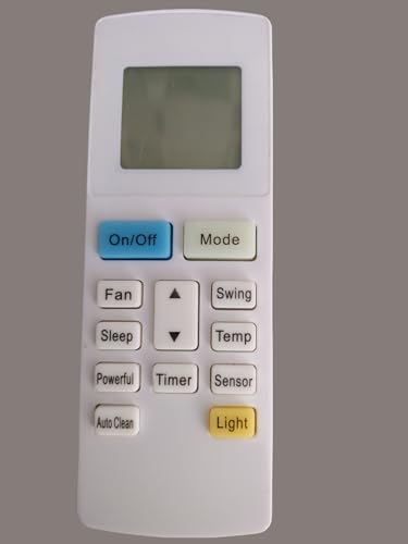 Image of Sanavya AC Remote Control - Compatible Replacement for Split & Window Air Conditioners - Replicates Genuine Remote Functions (O General Ac Remote 222)