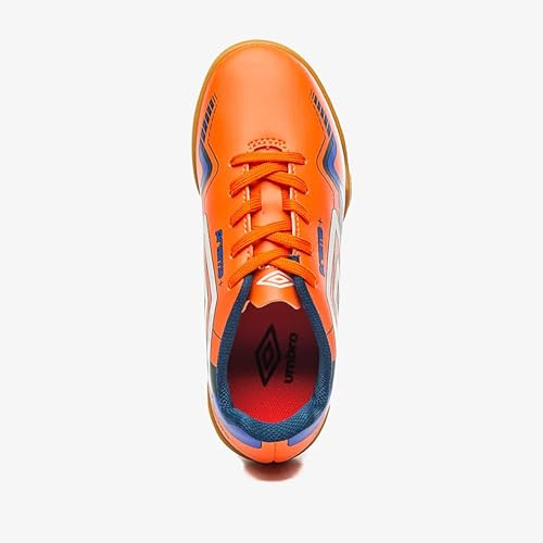 Chuteira Infantil Futsal Umbro Prisma+ Laranja 32