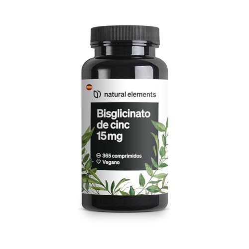Bisglicinato de Zinc 15mg - 365 tabletas