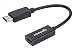 Produktbild Manhattan 151634 Passiver DisplayPort auf HDMI-Kabeladapter DisplayPort-Stecker auf HDMI-Buchse 1080p Schwarz