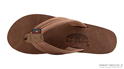 Rainbow Sandals Ladies Luxury Leather - Double Layer Arch Support with 1" Strap3