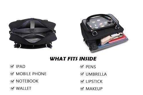 Image of Oxford Ita Bag Crossbody Shoulder Bag Satchel Messenger Backpack Multi-Purpose Pins Display
