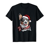 Photo Gallery grafica natalizia con simpatico cane da bestiame australiano maglietta Photo Gallery grafica natalizia con simpatico cane da bestiame australiano maglietta