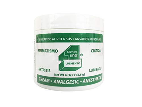Linimento #1 Analgesic Cream for Arthritis, Muscle and Joint Pain, 4 OZ.
