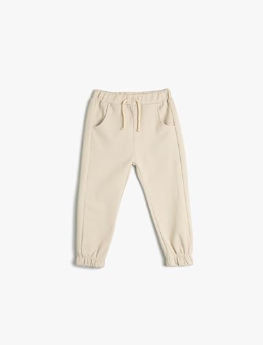 Sweatpants bébés garçons Koton en coton avec cordon de serrage ajustable