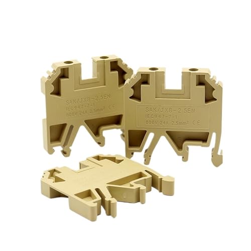 Conector eléctrico carril DIN SAK 2.5EN con tornillo para ordenar cajas de cables 4