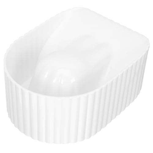 Alipis Tazón de Remojo para Uñas Transparente con Diseño de Herramienta para Manicura y Cuidado de Manos para Suavizar Cutículas y Quitar Gel Casa y Salón