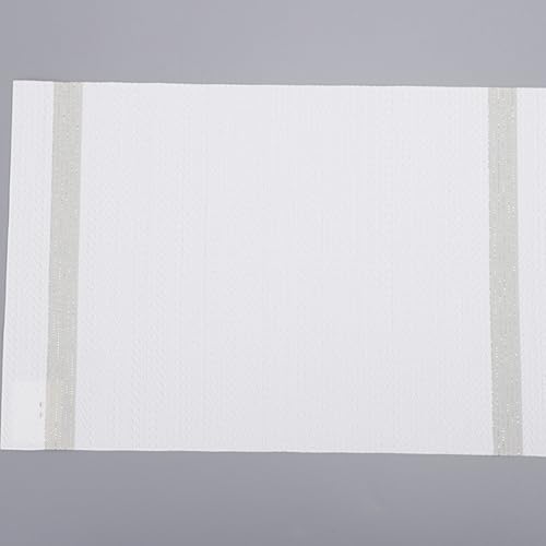 Set de table rectangulaire blanc lavable pour protéger et décorer sans effort - 2