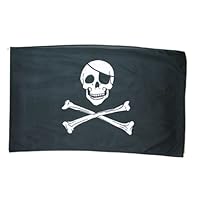 AZ FLAG - Pirate Regular Flag - 2x3 Ft - Light Polyester Pirates Banner with Two Brass Eyelets - Fade Resistant - Vivid Colors - 2' x 3' Feet - 90x60 Cm