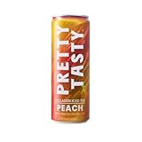 Picture of Pretty Tasty Tea Peach Perfection Collagen Tea - Timeless Elegance in Every Sip - Beauty and Wellness Collagen Drink - 10g Collagen Peptides Mix in Every Can - 12 Pack